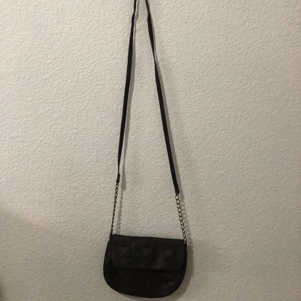 Black crossbody purse